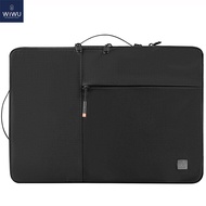 WIWU กระเป๋าใส่แล็ปท็อป ใหม่ล่าสุด14.2นิ้ว MacBook Pro M2สองชั้นกระเป๋าแล็ปท็อปสำหรับ2022 Macbook Pro/air 13 M2กระเป๋ามีปกโน้ตบุ๊คกันน้ำ (สีดำ)
