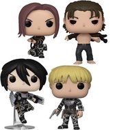 POP Attack on Titan Funko Figure Set of 4 - Eren Jeager, Mikasa Ackerman, Armin Arlert and Sasha Bra