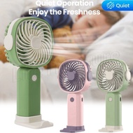 [ Featured ] USB Rechargeable Fan - Outdoor Travel Supplies - Handheld Fans with Built-in Battery - Air Cooler - High Wind, Quiet - Mini, Portable, with Stand - Mobile Fans