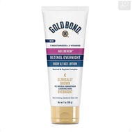 FACE & BODY CREAM WITH RETINOL GOLD BOND AGE RENEW RETINOL OVERNIGHT BODY & FACE LOTION 198G - 16659