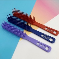 [ READY STOCK ] ( NO.6C ) ( 1 PCS ) ( 0550 ) ( COLOUR RANDOM ) Sikat Rambut Plastik Warna Random Hai