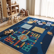 布迪思地毯卧室儿童房卡通床边毯房间学习桌垫家用客厅书桌床前毯子 卡通-03 120*160CM