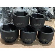 Hexagonal aperture (6 sides) 1 inch, size 17-80mm, made of CR-MO steel, good tools