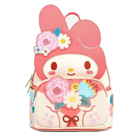 Sanrio Series Purple Kuromi My Melody Backpack Creative Backpack Cosplay Womens Unicorn Dinosaur Chr
