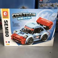 Senbao 44-4 Fleet Modified Racing Car Boy Building Block Toy Assembly Decoration DIY Model gt1130