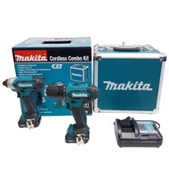 MAKITA COMBO KIT CLX224X1 (DF333DZ+TD110DZ+BOX 12V MAX) สำหรับงาน เหล็ก ไม้ ของแท้ ประกันศูนย์ 1 ปี