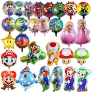 Mario Style Balloon Birthday Balloon Balloon Decoration Saliva Collection Decoration Birthday Decora