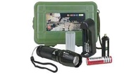 PROBE SHINY X800 Zoomable XML T6 LED Tactical Police Flashlight+18650 Battery+Charger+Case