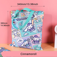 (1ชิ้น) ลิขสิทธิ์แท้ 100% Sanrio Hello Kitty กระเป๋าสะพายข้าง Kuromi Cotton Cinnamoroll กระเป๋าผ้าแค