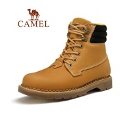 YQ61 Camel men's shoes2022Winter New Overlord Longlian Famous StyleTIMBERWorker Boots Dr. Martens Boots Workwear