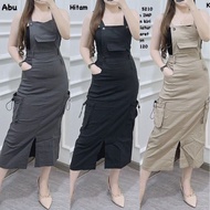 Overall Skirt Cargo Renata 5730 Korean Style Jumpsuit Cargo Skirt Women Teenagers Adult People Price