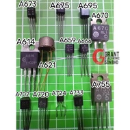A614 A621 A659 A666 A670 A673 A675 A702 A720 A724 A733 A755 Transistor