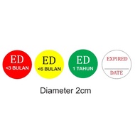 Expired date sticker - expred date blank sticker dimater 2cm label sticker