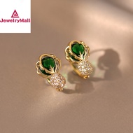 24K Saudi Gold Nasasangla pawnable 100% Original  Cabbage earring for women gift earrings hypoallergenic non tarnish dangling
