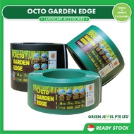 OCTO Garden Edge / Lawn Edge 10m(L) x 3mm(T), Green/Black