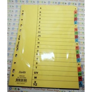 Bantex by Radhiant official AZ index 6043 A4 binder paper divider