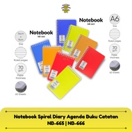Note Book / SpiralNotes Spiral Agenda/ A6 NB-665 NB-666 A6 Notebook