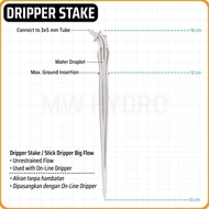 Cod Promo Sirris Dripper Stake / Flow Stick Dripper For Drip Irrigation, 16 Cm - Drip Irrigation ..