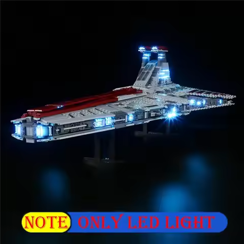 Lighting Kit For LEGO 75367 Venator Class Republic Attack Cruiser Starsing Wars Not Building Blocks（