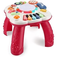 BACCOW Baby & Toddler Toys, Baby Activity Center 6 to 12-18 Month Old, Learning Musical Table Toys f