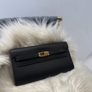 HERMES Kelly to go 肩背長夾