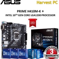 Intel Core 10th Gen Processor + Asus Prime H410M-K Motherboard - Bundle Package