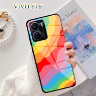 Softcase Glass Kaca VIVO Y16 - Casing hp VIVO Y16 [ S61 ].