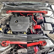 Mazda 6 / Mazda Atenza Thanh Cân Bằng LVTU Front Strut Bar Thanh giằng cân bằng trước Hợp kim nhôm M
