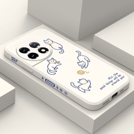 Creative Threadball Cat Phone Case For OnePlus 13R 13 12R 12 11R 11 10 10T 10R 5G Comfortable Feel C