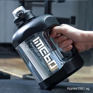 2.8L/1.8L Large Capacity Water Bottle With Straw Gym Fitness Drinking Bottle Outdoor Camping Cycling