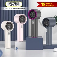 S001 kipas camping 3in1 100 Gears High Speed Handheld Fan Turbo Fan kipas mini rechargeable with lig