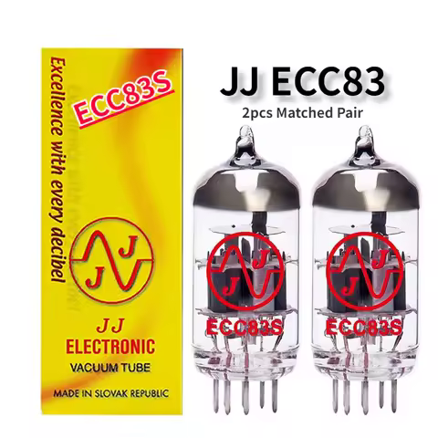 JJ ECC83S Vacuum Tube Replace ECC83 12AX7 12AX7B 5751 B339 7025 ECC803 HIFI Audio Valve Electronic T