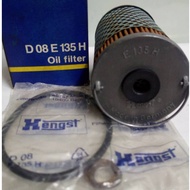 HENGST MERCEDES W123 / 190E 82'-87' OIL FILTER  PART NO E135H D08 (102 184 0425) #111