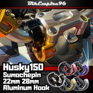 Husky150 Hook Sumochepin Motorcycle 22mm 28mm Helmet Hook CNC Aluminum Secure Stylish Durable Easy H