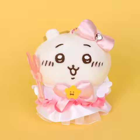 Cartoon Cute First Generation Magic Girl yiji Hachiware Usagi Plush Pendant Keychain Hanging Bag Pen