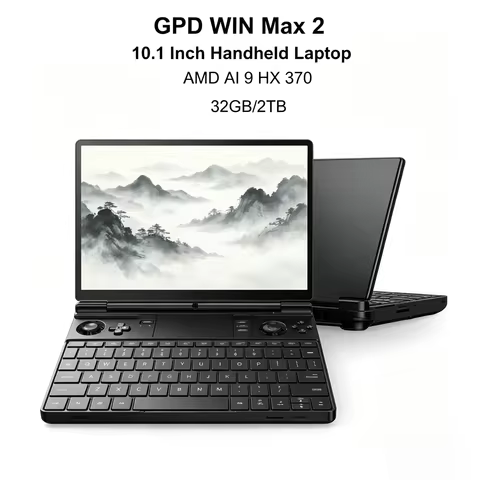 GPD WIN Max 2 Portable Mini Game Notebook in Stock AMD Ryzen 8840U AI9 HX370 32GB LPDDR5 up to 2TB S