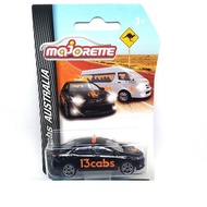 Majorette 13 Cabs Australia Toyota Corolla Altis, Black - 1:61 Scale