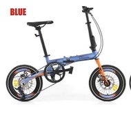 FOLDING BIKE 16"INCH,  9 SPEED