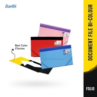Bantex F4 2-Color Folio Plastic Rope Folder
