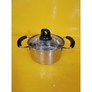 Japanese Domestic Stainless Steel Pot size 17cm, Height 9cm (60), Can Be Used Induction Hob