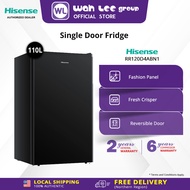 [SAVE4.0 NUR] Hisense 110L RR120D4ABN1-BLK 110L Refrigerator Single Door Fridge Peti Sejuk Wah Lee S