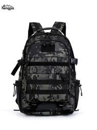 กระเป๋าเป้ยุทธวิธีสไตล์ PUBG - กระเป๋าเดินทาง USB ลายพราง 3 ระดับสำหรับการปีนเขากลางแจ้ง