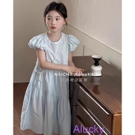 Kids Dress Baby Girl Dress Gaun Baju Budak Perempuan 3-15 Years Old 2026 Children Clothing Summer Ca
