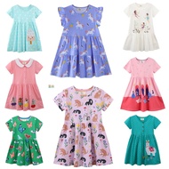 Children's clothing girl dress baby girl clothes long-sleeved dress childrens skirt print girl dress
