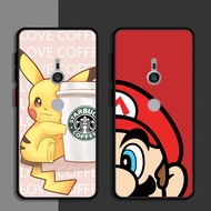 Sony Xperia XZ2 XZ2 Compact Premium XZ2P XZ3 Cute Casing Pikachu Stitch Mickey Mouse Protective Phon