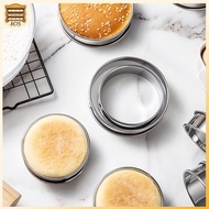 [8C15] 8/9/10CM English Muffin Rings Crumpet Rings Double Rolled Tart Ring Round Stainless Steel Muf