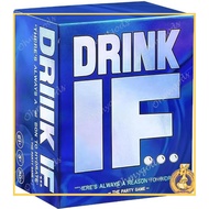 OMG* Drinks IF Adult Party Card Game 400 Cards with 800 Unique Prompts Excellent Playing Cards Blue
