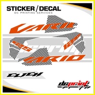 ◊ ▬ ◷ Click V3 Vario TRANSPARENT sticker Decal