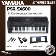 Yamaha PSR-SX600 61 Key Arranger Workstation Keyboard Basic Package (PSRSX600 PSR SX600)