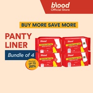 Bundle of 4 | Blood Panty Liner Ultra-thin 15CM | 18cm | Pelapik Seluar Dalam